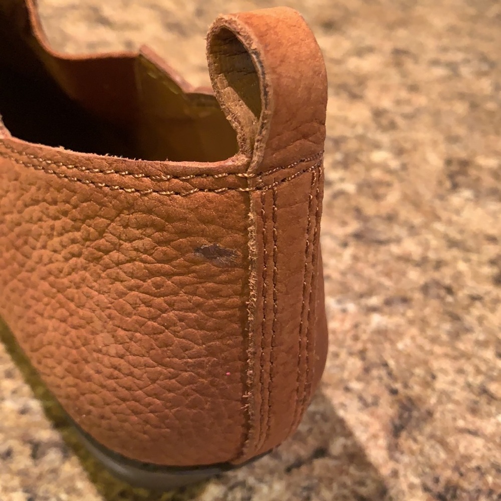 EUC Lucky Brand Joelle Ankle Booties 7 Brown - Picture 8 of 8